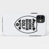 Coques Case-Mate iPhone Moins de travail plus de golf (Dos (Horizontal))