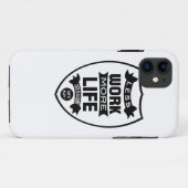 Coques Case-Mate iPhone Moins de travail plus de vie (Dos (Horizontal))