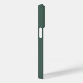 Coques Case-Mate iPhone Moins moderne typographie monogramme vert sauge (Verso / Droite)