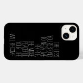 Coques Case-Mate iPhone Moins vous répondez aux personnes négatives (Verso (horizontal))