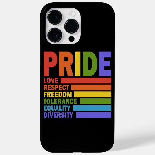 Coques Case-Mate iPhone Mois de la fierté LGBT (Verso)