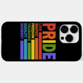 Coques Case-Mate iPhone Mois de la fierté LGBT (Verso (horizontal))