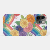 Coques Case-Mate iPhone Mois de la fierté LGBT avec thème arc-en-ciel (Dos (Horizontal))