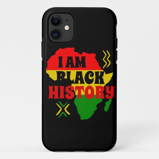Coques Case-Mate iPhone Mois de l'histoire des Noirs, Afro-Américains (Dos)