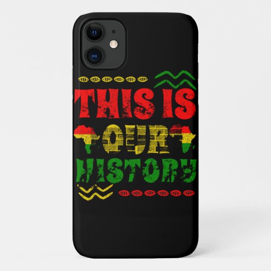 Coques Case-Mate iPhone Mois de l'histoire des Noirs, Afro-Américains (Dos)