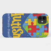 Coques Case-Mate iPhone mois de sensibilisation sur l'autisme (Dos (Horizontal))
