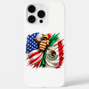 Coques iPhone 16 Pro Max Mois du patrimoine hispanique Drapeau USA Mexique