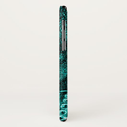 Coques Case-Mate iPhone Moitié verte pieuvre (Dos/Gauche)