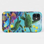 Coques Case-Mate iPhone Molokini Cove Hawaiian Sea Turtle Poisson Tropical (Dos (Horizontal))