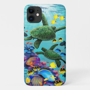 Case-Mate iPhone Case Molokini Cove Hawaiian Sea Turtle Poisson Tropical