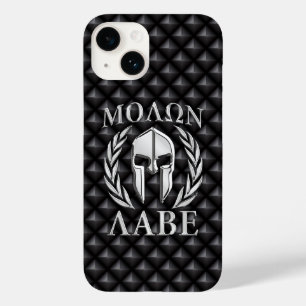 Coque Pour iPhone 14 Molon Labe Laurels au casque spartiate
