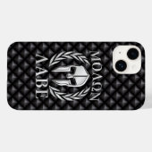 Coques Case-Mate iPhone Molon Labe Laurels au casque spartiate (Verso (horizontal))