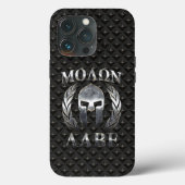 Coques Case-Mate iPhone Molon Labe Laurels au casque spartiate (Verso)