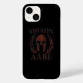 Coques Case-Mate iPhone Molon Labe Laurels, guerrier spartiate (Verso)