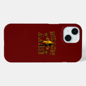 Coques Case-Mate iPhone Molon Labe Spartan Warrior 5 étoiles Bourgogne (Verso (horizontal))