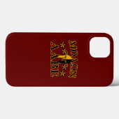 Coques Case-Mate iPhone Molon Labe Spartan Warrior 5 étoiles Bourgogne (Verso (horizontal))