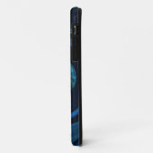 Coques Case-Mate iPhone Molten Malachite Azurite Vague Abstraite (Dos/Gauche)