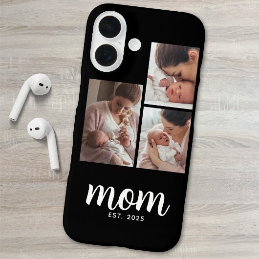 Coques Case-Mate iPhone Mom Established Modern Script Black 3 Photo
