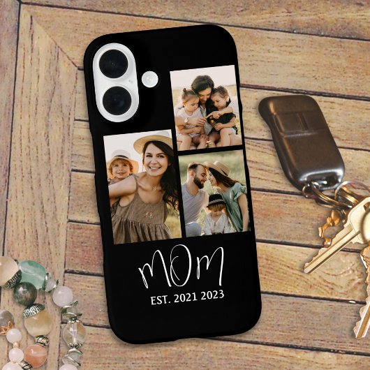Coques Case-Mate iPhone Mom Established Modern Script Black 3 Photo