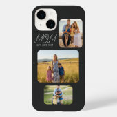 Coques Case-Mate iPhone Mom Established Modern Script Black 3 Photo (Verso)