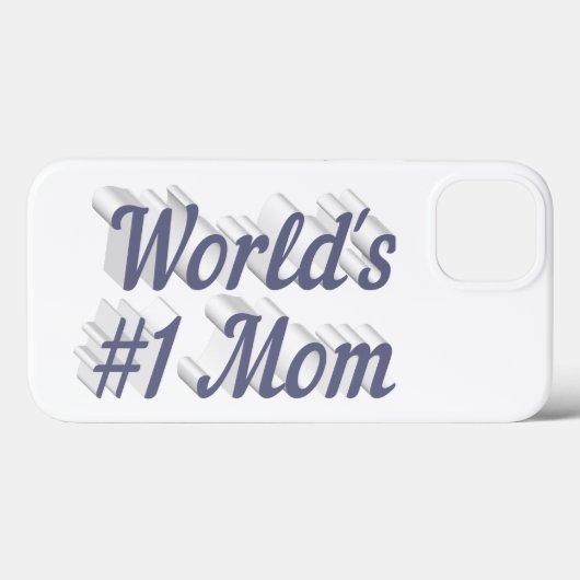 Coques Case-Mate iPhone Mom gray text iPhone case (Verso (horizontal))