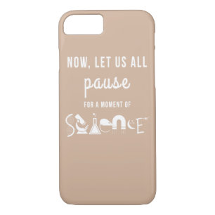 Coques Pour iPhone Moment de caisse beige de l'iPhone 7 de la Science