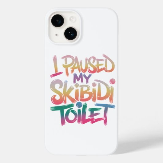 Coques Case-Mate iPhone Moment de pause Skibidi (Verso)
