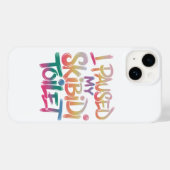 Coques Case-Mate iPhone Moment de pause Skibidi (Verso (horizontal))