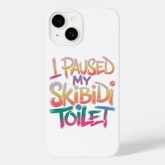 Coque Pour iPhone 14 Moment de pause Skibidi