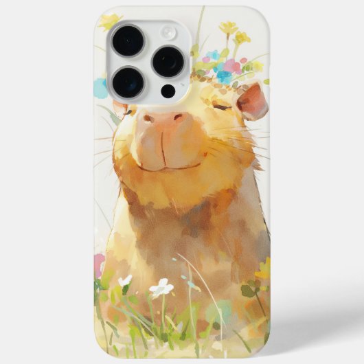 Coques Case-Mate iPhone Moment Zen du Capybara (Verso)