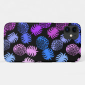 Coques Case-Mate iPhone Momona Hawaiian Tropical Pineappy Purple (Dos (Horizontal))