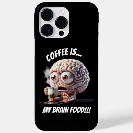 Coques Case-Mate iPhone Mon alimentation cérébrale (Verso)