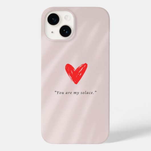 Coques Case-Mate iPhone Mon appareil téléphonique Solace Heart (Verso)