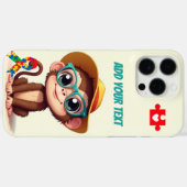 Coques Case-Mate iPhone Mon Autistic mignon lil Singe (Verso (horizontal))