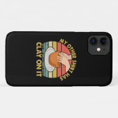 Coques Case-Mate iPhone Mon autre chemise a de l'argile dessus - Poterie P (Dos (Horizontal))