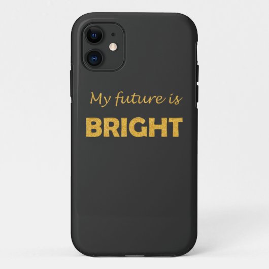 Coques Case-Mate iPhone "Mon avenir est brillant" Citation Inspirationnell (Dos)