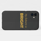 Coques Case-Mate iPhone "Mon avenir est brillant" Citation Inspirationnell (Dos (Horizontal))
