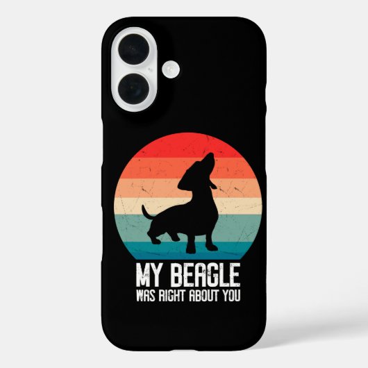Coques Case-Mate iPhone Mon Beagle avait raison à votre sujet Beagle Anima (Verso)