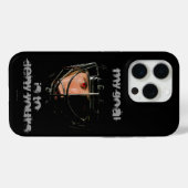 Coques Case-Mate iPhone Mon but (gardien de hockey) (Verso (horizontal))