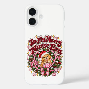 Coques iPhone 16 Mon café personnalisé de Noël à l'ère de ma joyeus