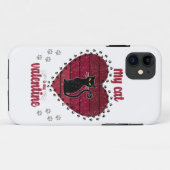Coques Case-Mate iPhone Mon Chat Est Ma Saint Valentin | Joli cadeau valen (Dos (Horizontal))