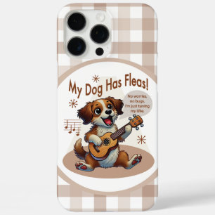 Coques iPhone 16 Pro Max Mon Chien A Fleas Ukulele Tuning Chanson