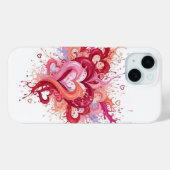 Coques Case-Mate iPhone Mon cœur  (Verso (horizontal))