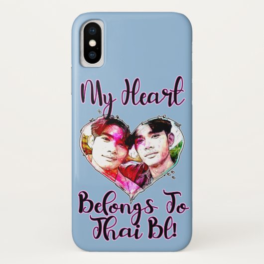 Coques Case-Mate iPhone Mon Coeur Appartient À Thai BL (Dos)
