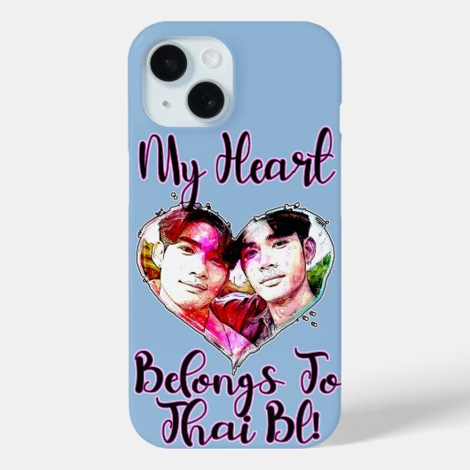 Coques Case-Mate iPhone Mon Coeur Appartient À Thai BL (Verso)