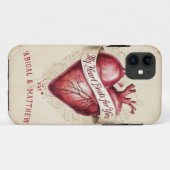 Coques Case-Mate iPhone Mon coeur bat pour vous (Dos (Horizontal))