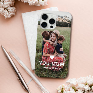 Coque iPhone 15 Pro Max MON COEUR VOUS AIME MUM Fête des Mères Photo