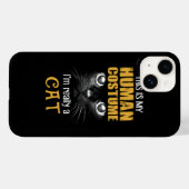 Coques Case-Mate iPhone Mon costume humain Chat Halloween Costume (Verso (horizontal))