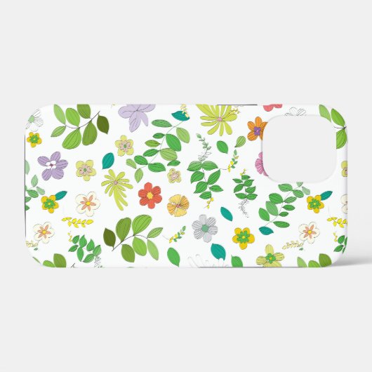 Coques Case-Mate iPhone Mon design de fleurs 6 (Verso (horizontal))