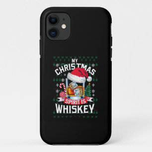 Case-Mate iPhone Case Mon esprit de Noël est un pull moche Whiskey Xmas